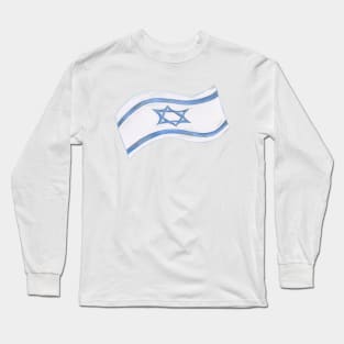 Flag Israel Long Sleeve T-Shirt